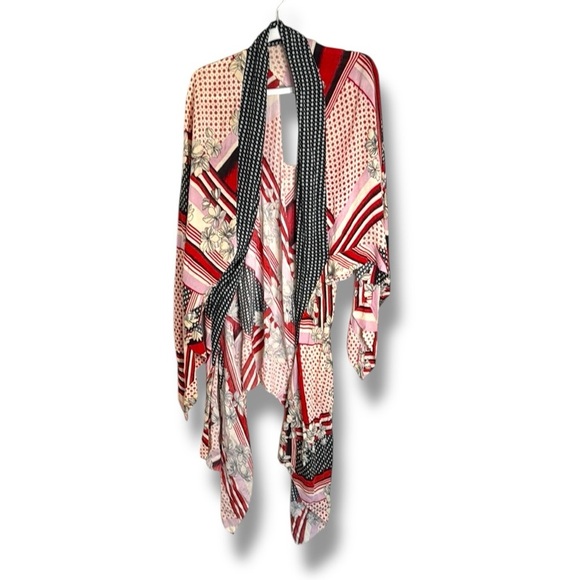 Free People Morning Glory Floral Kimono/Cover-Up Size Small/Medium - Picture 1 of 5